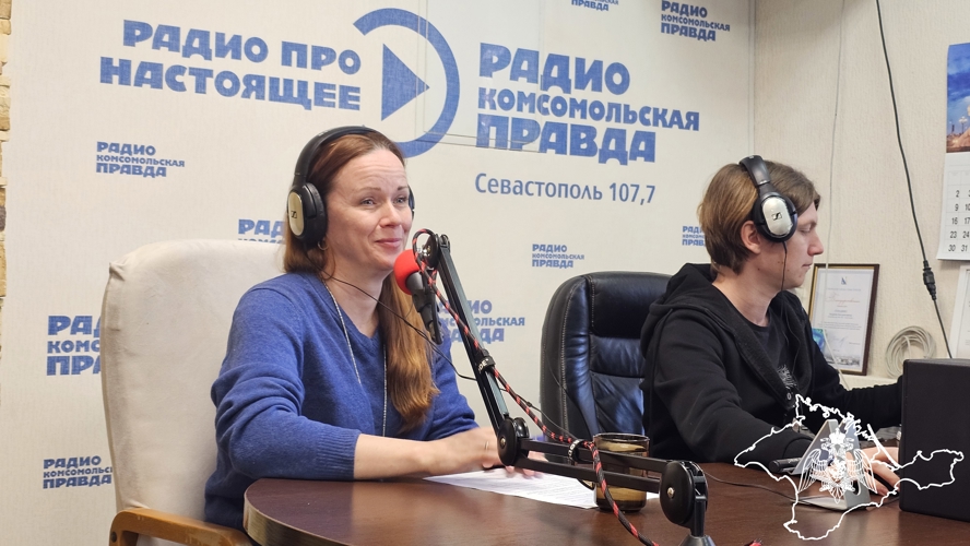 В Севастополе Росгвардейцы выступили на радио